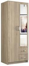 Riidekapp Top E Shop Romana, 80 cm x 52 cm x 205 cm, tamme värvi