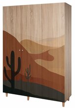 Riidekapp Kalune Design Lena 905, 52 x 135 x 192 cm, pruun