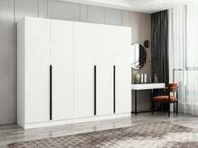 Riidekapp Kalune Design Kale Plus 7785, 52 x 225 x 210 cm, valge