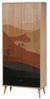 Riidekapp Kalune Design City Desert, 45 x 80 x 190 cm, mitmevärviline
