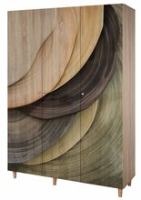 Riidekapp Kalune Design Lena 977, 52 x 135 x 192 cm, pruun
