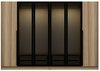 Riidekapp Kalune Design Kale Glass 7821, 225 x 52 x 210 cm, hall