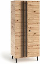Riidekapp Adrk Furniture Livia 10, 80 x 56 x 196 cm, pruun