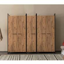 Riidekapp Kalune Design Dynamic 863SPH5450, 52 x 104 x 225 cm, antratsiit/pruun