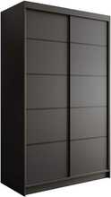 Riidekapp Adrk Furniture Lizi 120, 120 x 58 x 200 cm, must