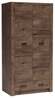 Riidekapp Halmar Indianapolis I1, 96 x 58 x 192 cm, pruun