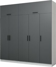 Riidekapp Kalune Design Kale 5238, 52 x 225 x 255 cm, antratsiit