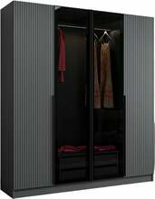 Riidekapp Kalune Design Kale Plus 7802, 52 x 180 x 210 cm, hall
