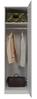 Magamistoa kapp Top E Shop SD-50, 50 x 50 x 180 cm, valge