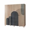 Riidekapp Kalune Design Loni 4 973, 52 x 180 x 192 cm, pruun