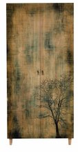 Riidekapp Kalune Design Stil 729, 90 x 52 x 192 cm, pruun/mitmevärviline