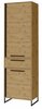 Riidekapp Adrk Furniture Aria, 40 x 60 x 200 cm, pruun/must