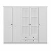 Riidekapp Kalune Design Kale 4782, 52 x 225 x 210 cm, valge