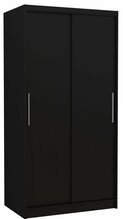 Riidekapp Adrk Furniture Asten 100, 58 x 100 x 200 cm, must