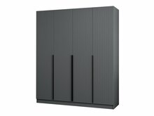 Riidekapp Kalune Design Kale Plus 7774, 180 x 52 x 210 cm, antratsiit