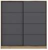 Riidekapp Kalune Design Kale 3975, 52 x 180 x 210 cm, antratsiit/pruun