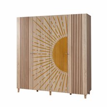 Riidekapp Kalune Design Loni 4 971, 52 x 180 x 192 cm, pruun