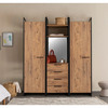 Riidekapp Kalune Design Dynamic 51, 52 x 192 x 225 cm, mänd/pruun