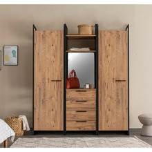 Riidekapp Kalune Design Dynamic 51, 52 x 192 x 225 cm, mänd/pruun
