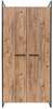 Riidekapp Kalune Design Dynamic 863SPH5449, 104 x 52 x 225 cm, must/mänd