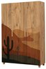 Riidekapp Kalune Design Leva Desert, 48 x 120 x 189 cm, pruun