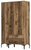 Riidekapp Kalune Design Kumsal ST, 47.5 x 120 x 201.4 cm, pähkel