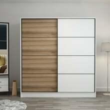 Riidekapp Kalune Design Kale 3971, 52 x 180 x 210 cm, pruun/valge