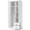 Riidekapp Halmar Lima S-2, 80 x 52 x 205 cm, valge