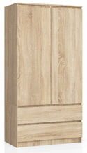 Riidekapp Akord S90, 90 x 51 x 180 cm, tamm