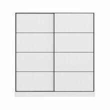 Riidekapp Kalune Design Kale 3960, 52 x 180 x 210 cm, valge