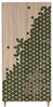 Riidekapp Kalune Design Stil 121, 52 x 90 x 192 cm, sonoma tamm/roheline