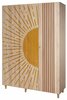 Riidekapp Kalune Design Lena 971, 52 x 135 x 192 cm, pruun
