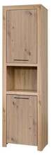 Riidekapp Adrk Furniture Janez, 40 x 58 x 200 cm, tamm/pruun/must