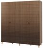 Riidekapp Kalune Design Imaj 220, 180 x 52 x 192 cm, sonoma tamm
