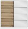 Riidekapp Kalune Design Kale 3162, 52 x 180 x 190 cm, pruun/valge
