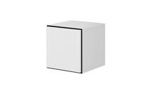 Kapp Cama Meble Roco RO5, 37 x 37 x 39 cm, valge/must/valge