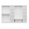 Riidekapp Kalune Design Kale 3806, 52 x 270 x 210 cm, valge