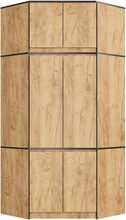 Nurgakapp Akord S100, 100 x 50 x 235 cm, tamm/pruun