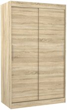 Riidekapp Adrk Furniture Collin 120, 120 x 200 x 58 cm, tamme (Sonoma) värvi, liugustega