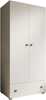 Riidekapp Adrk Furniture Emily, 80 x 177 x 50 cm, valge