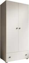 Riidekapp Adrk Furniture Emily, 80 x 177 x 50 cm, valge