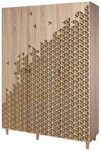 Riidekapp Kalune Design Mode 120, 135 x 52 x 192 cm, sonoma tamm