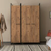 Riidekapp Hanah Home Dynamic Takim, pruun