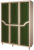 Riidekapp Kalune Design Mode 623, 52 x 135 x 192 cm, sonoma tamm/roheline