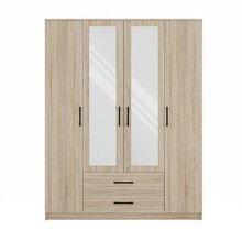 Riidekapp Top E Shop Romana 160, 160 x 52 x 205 cm, tamme värvi