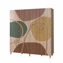 Riidekapp Kalune Design Loni 4 911, 52 x 180 x 192 cm, pruun