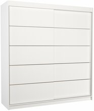 Riidekapp Adrk Furniture Esteva 200, 200 x 58 x 215 cm, valge