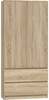 Magamistoa kapp Top E Shop Malwa SS90, 90 x 50 x 180 cm, tamm/värviline