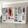 Riidekapp Kalune Design Kale 4931, 52 x 315 x 190 cm, valge