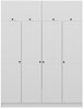 Riidekapp Kalune Design Kale 5227, 52 x 180 x 255 cm, valge